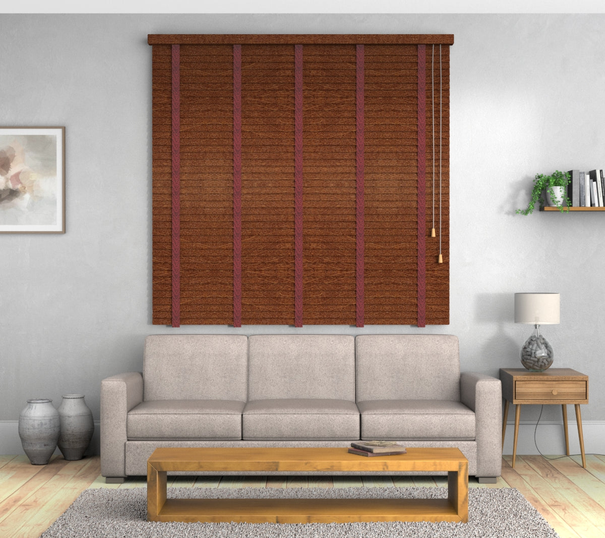 Pecan Venetian Blind