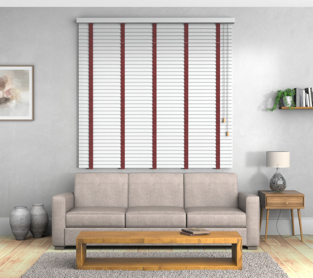 White Venetian Blind