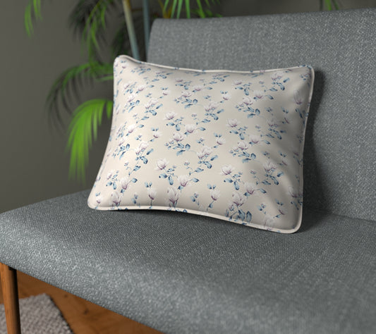 Sakura Delft Piped Cushion