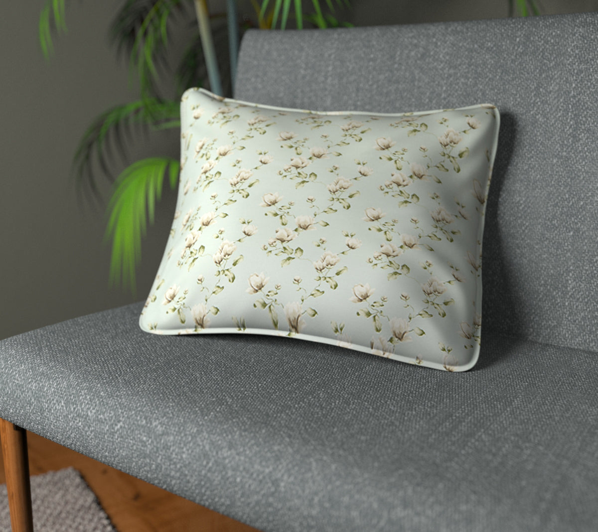 Sakura Duckegg Piped Cushion