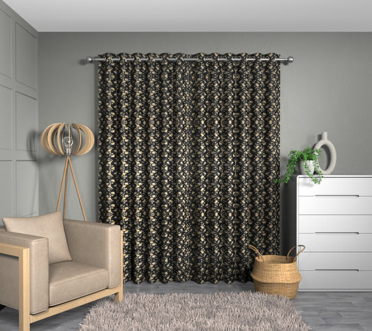 Sakura Jet Eyelets Curtain