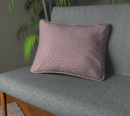 Spotty Acanthus Piped Cushion