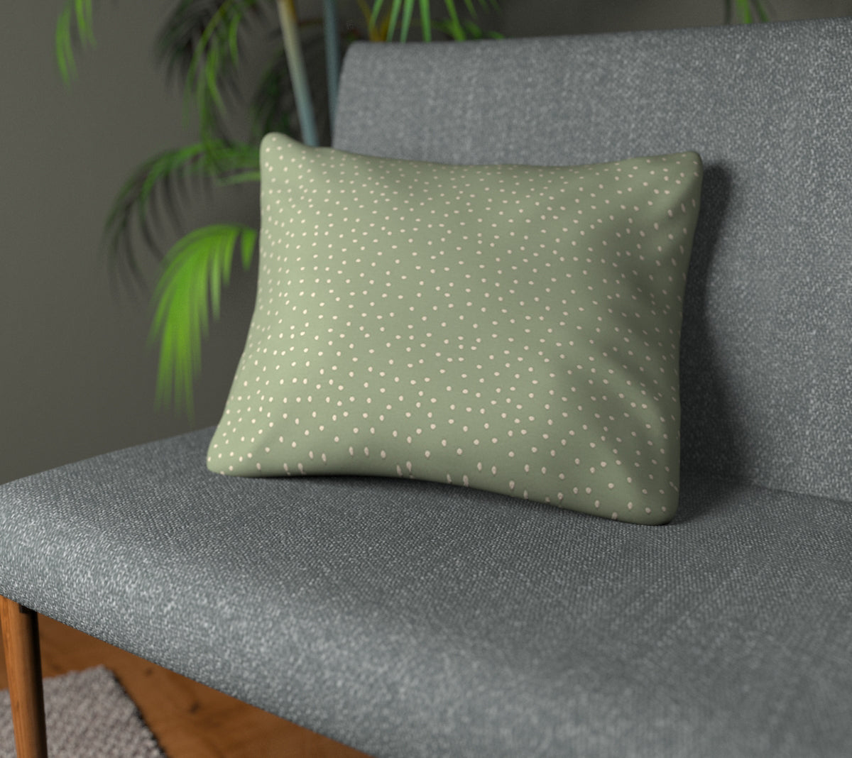 Spotty Lichen Plain Cushion