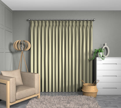 Spotty Willow Double Pleat Curtain
