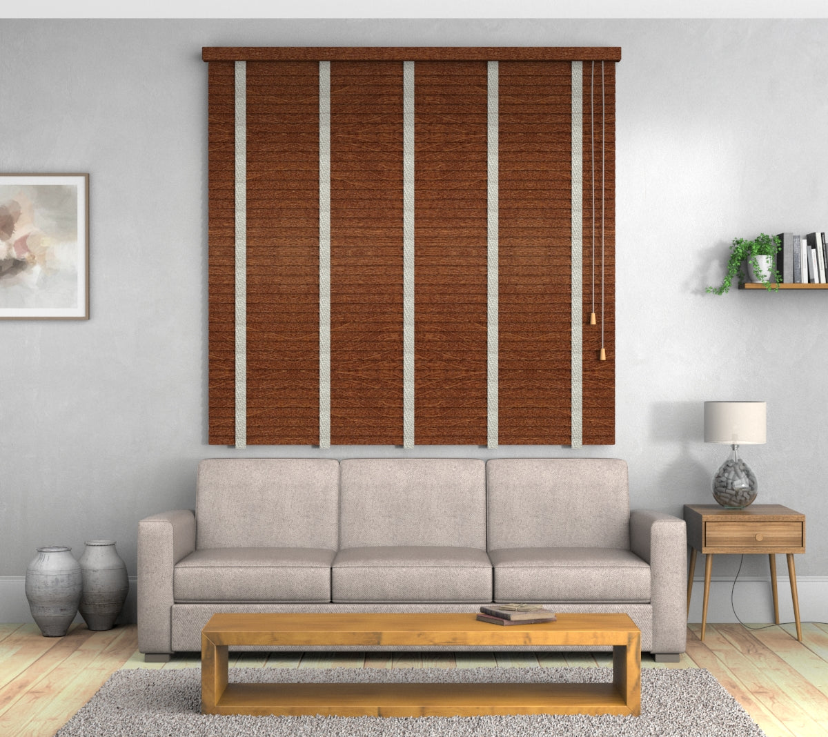 Pecan Venetian Blind