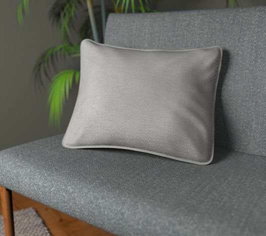 Summit Glacier Piped Cushion