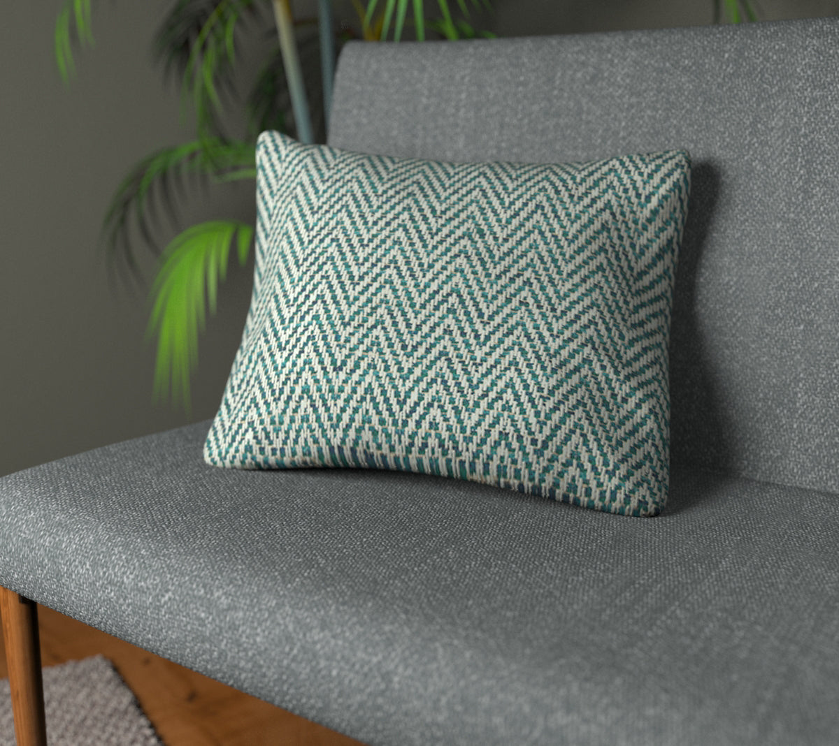 Summit Jade Plain Cushion