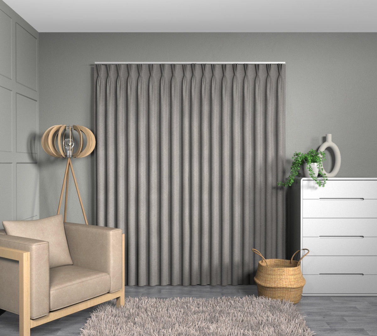 Summit Lead Triple Pleat Curtain