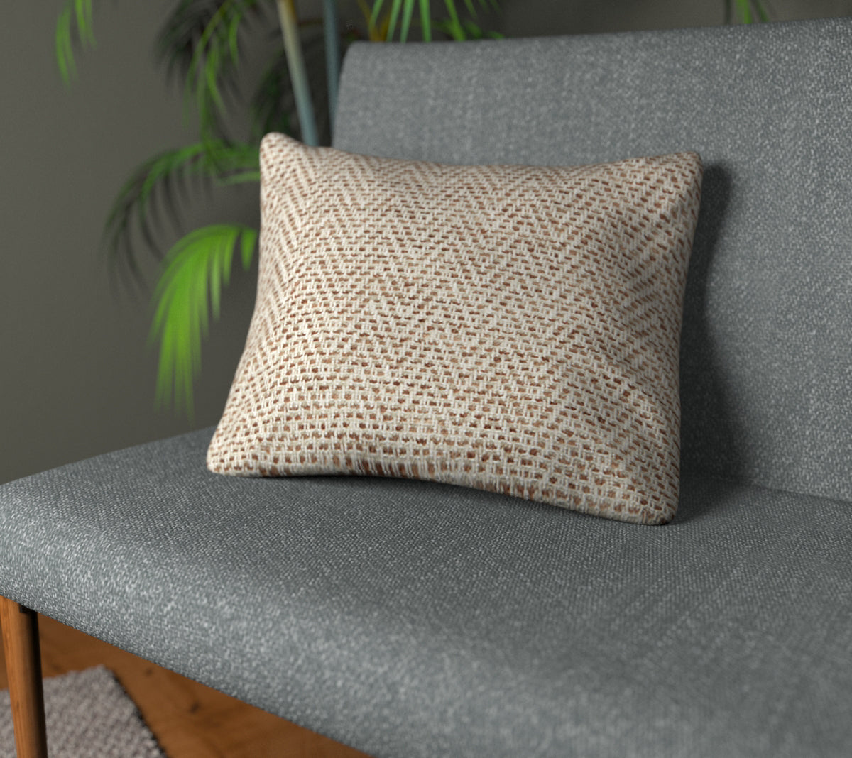 Summit Mink Plain Cushion