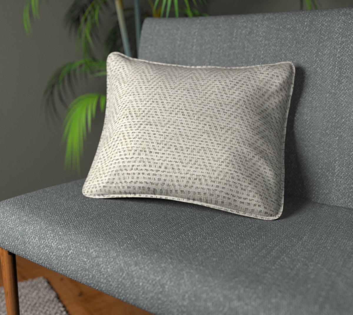 Summit Platinum Piped Cushion