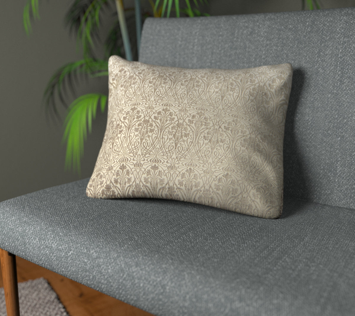 Tiverton Flint Plain Cushion