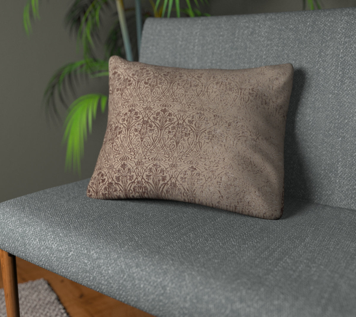 Tiverton Mink Plain Cushion