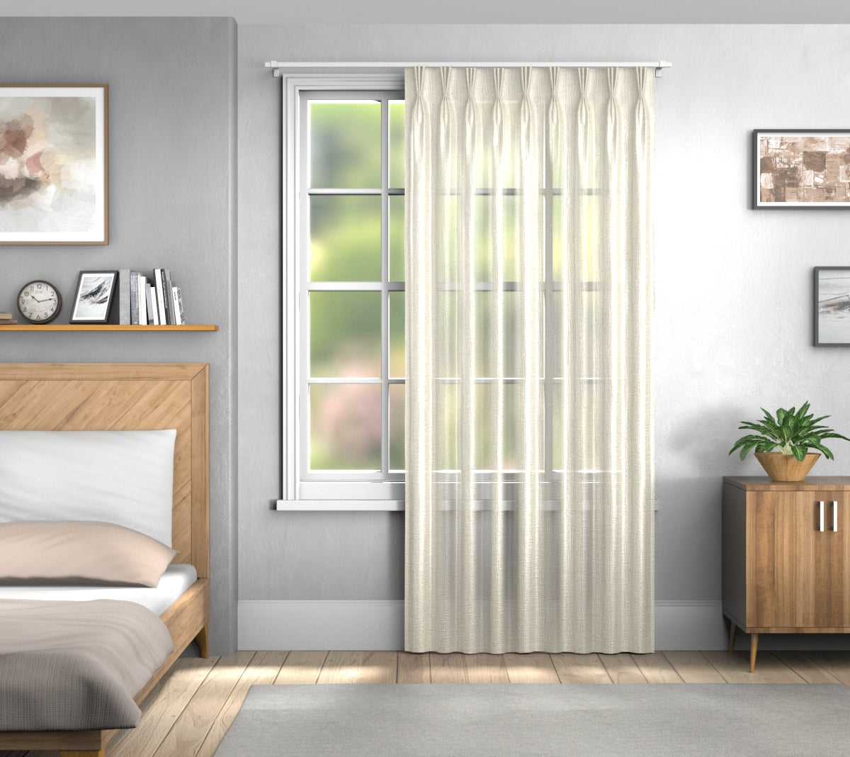 Vardo Vellum Triple Pleat Curtain