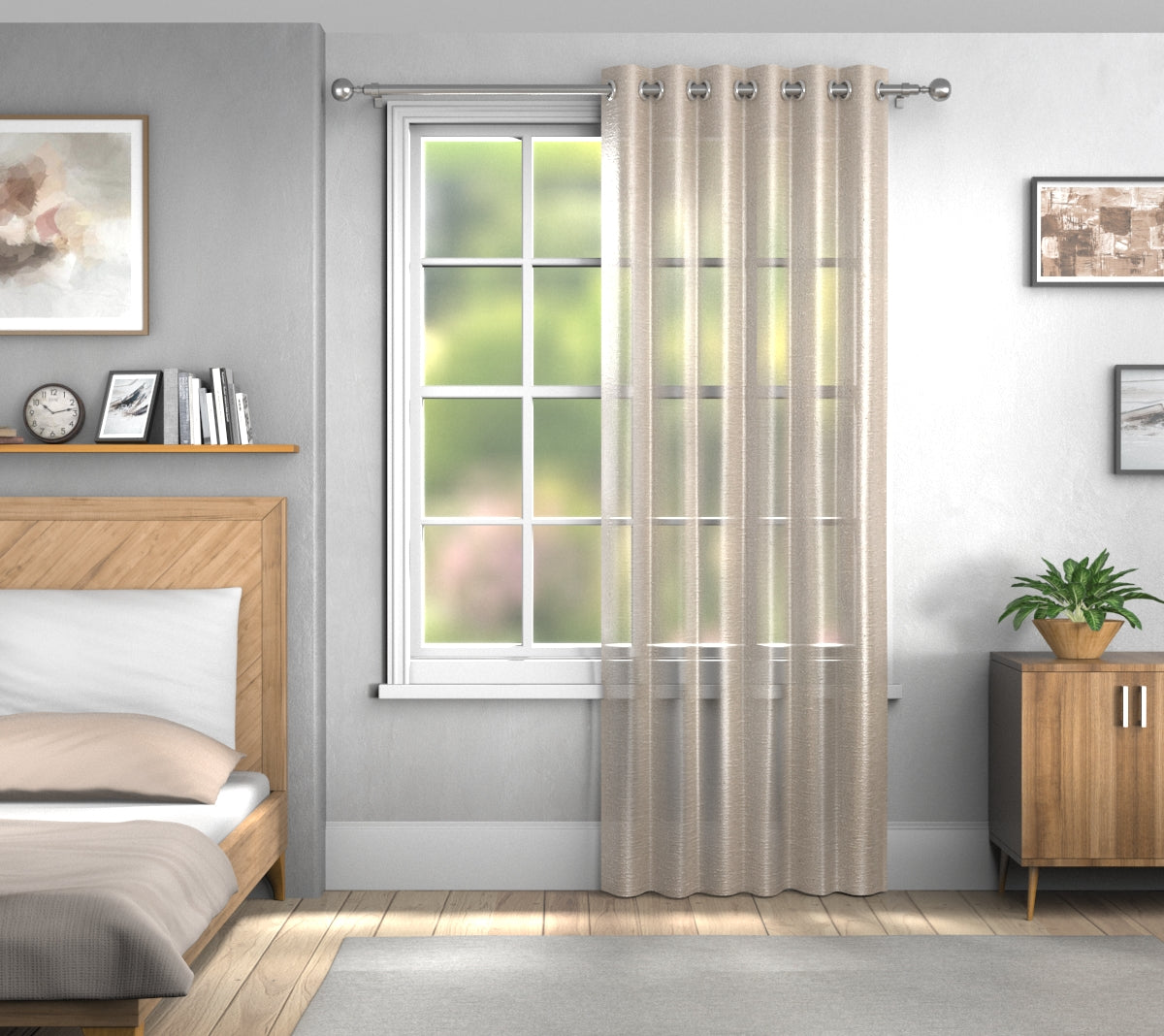 Vardo Rattan Eyelets Curtain