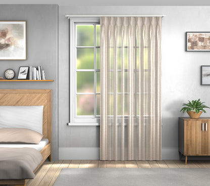 Vardo Rattan Triple Pleat Curtain