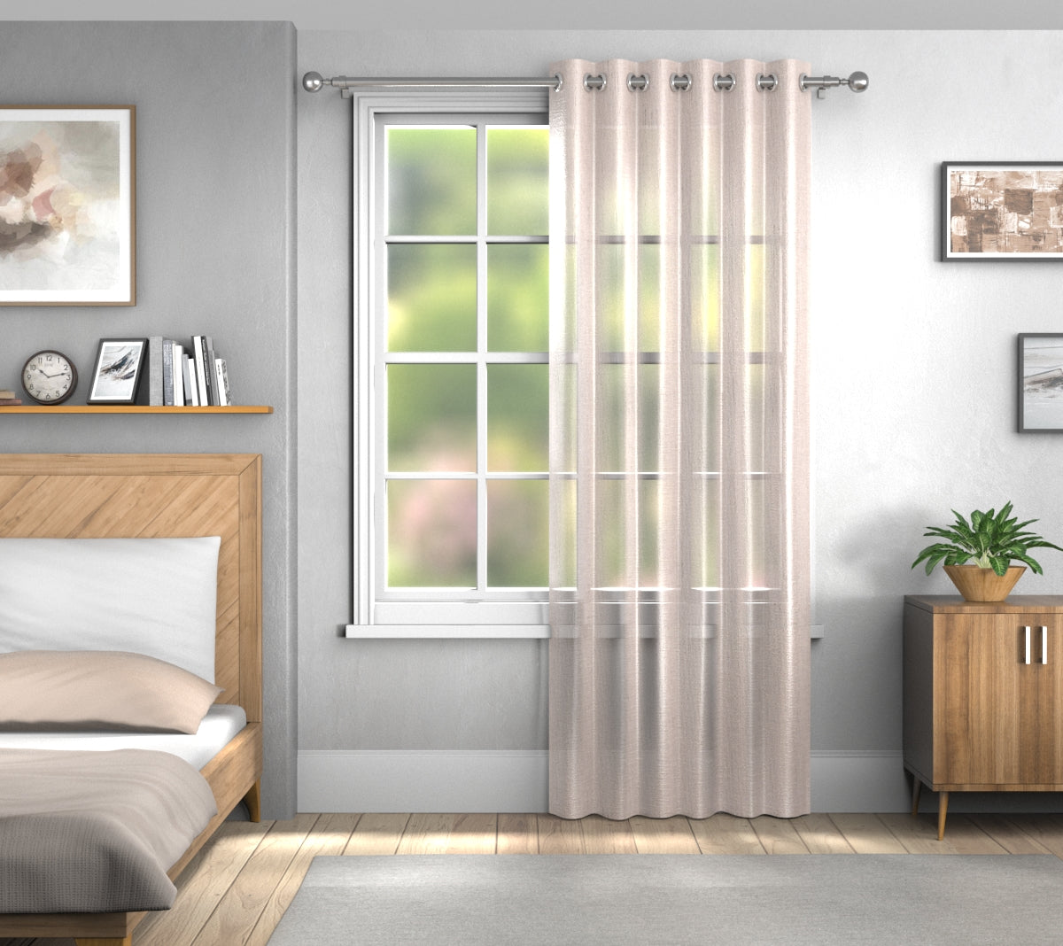 Vardo Mallow Eyelets Curtain