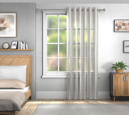Vardo Travertine Eyelets Curtain