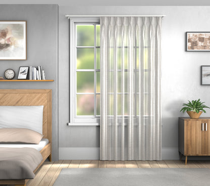 Vardo Travertine Triple Pleat Curtain