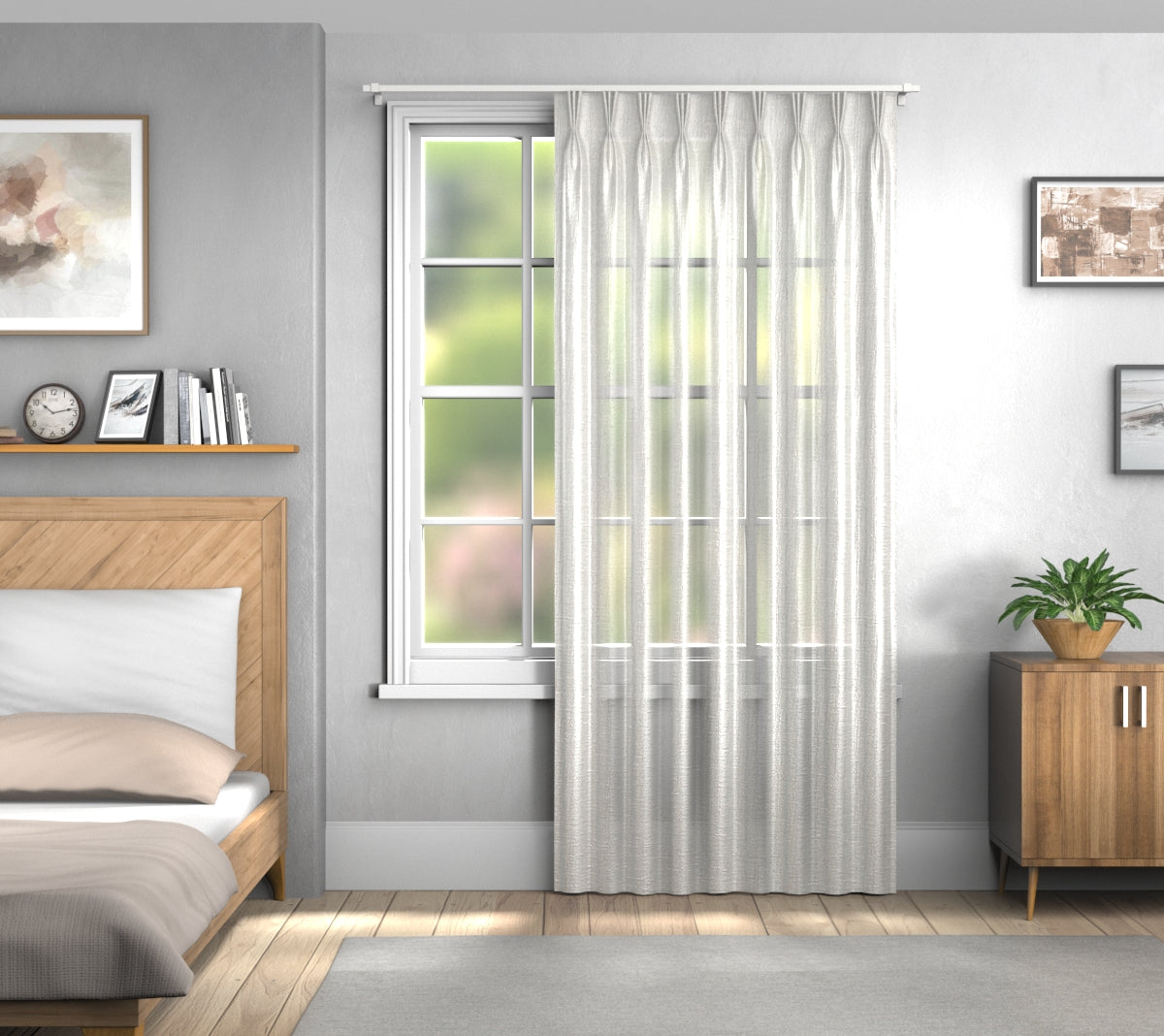 Vardo Moonstone Triple Pleat Curtain