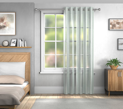 Vardo Eucalyptus Eyelets Curtain