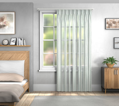 Vardo Eucalyptus Triple Pleat Curtain