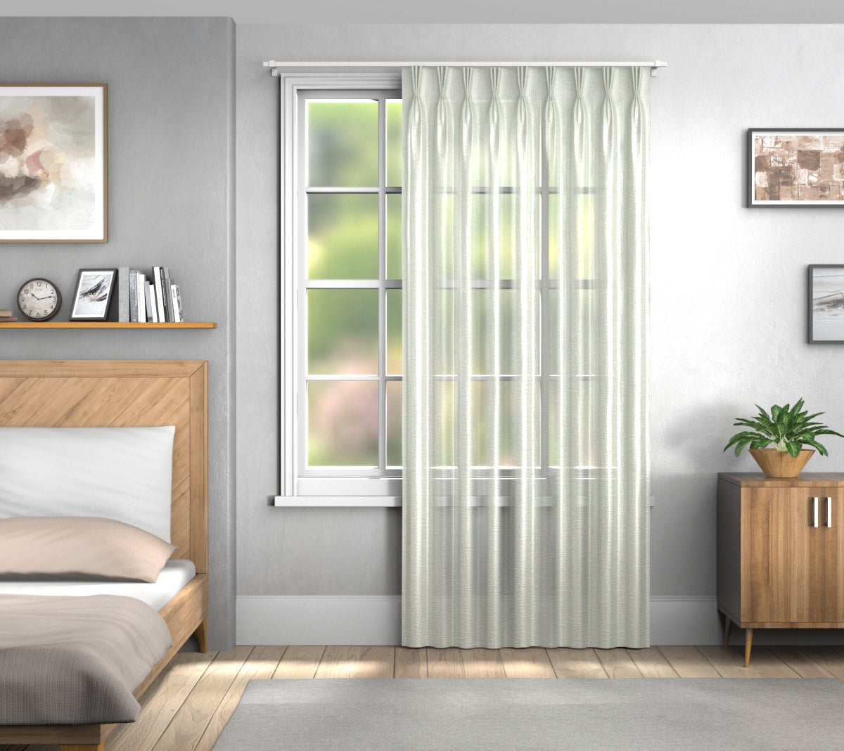 Vardo Breeze Triple Pleat Curtain