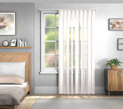 Vardo Chalk Triple Pleat Curtain