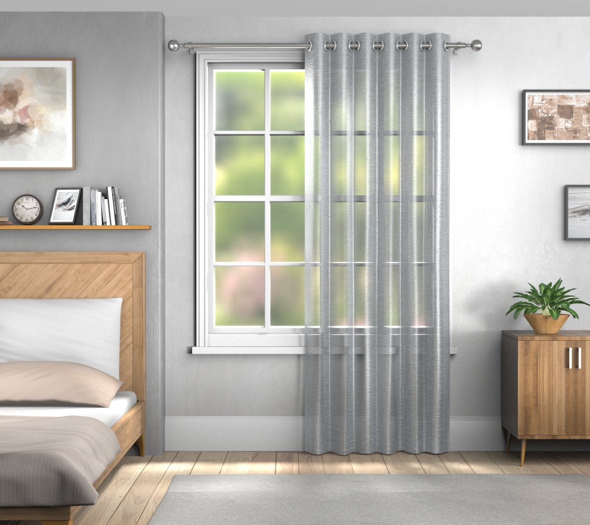 Vardo Basalt Eyelets Curtain