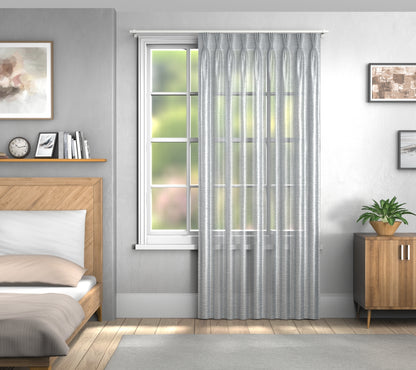Vardo Basalt Triple Pleat Curtain