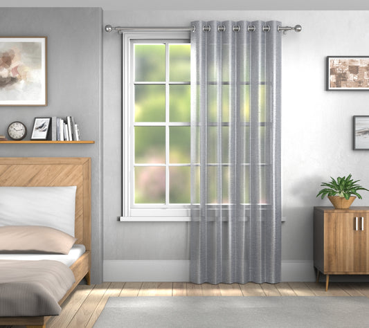 Vardo Chambray Eyelets Curtain
