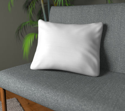Vive Bright White Plain Cushion