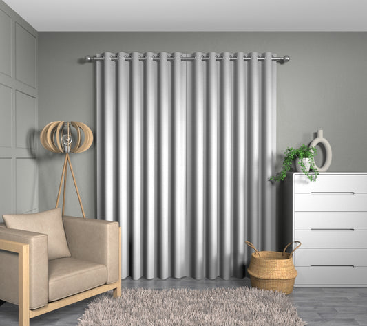 Vive Bright White Eyelets Curtain