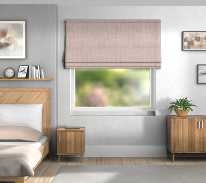 Vive Dusky Pink Default Roman Blind
