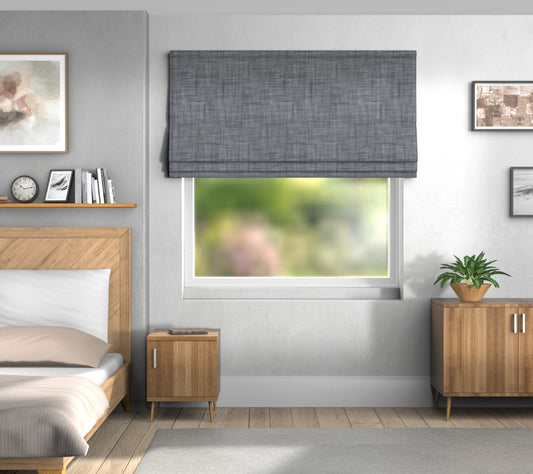 Vive Slate blue Default Roman Blind