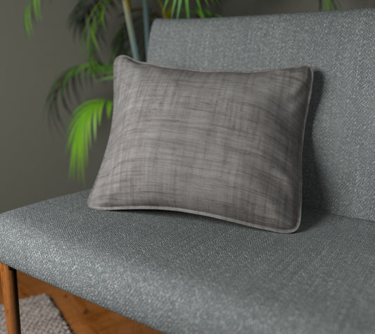 Vive Smoke Piped Cushion
