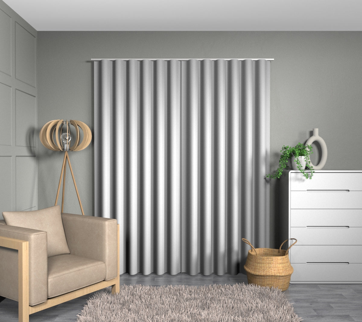 Vive Steel Wave Curtain