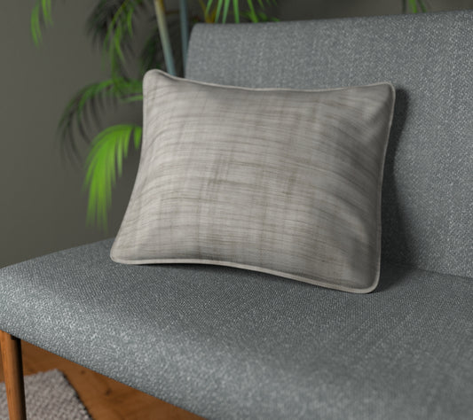 Vive Taupe Piped Cushion