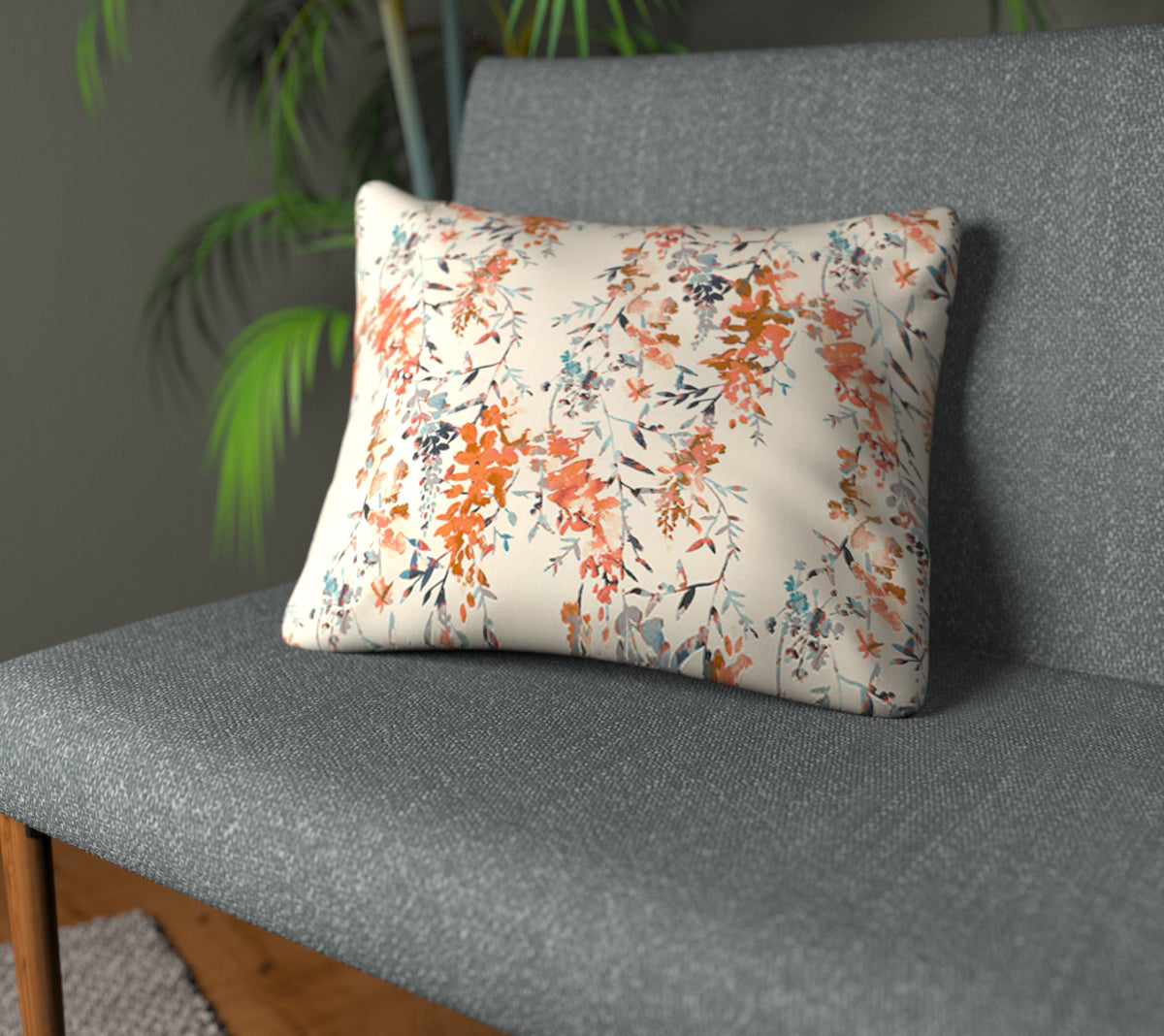 Hana Cinnamon Plain Cushion