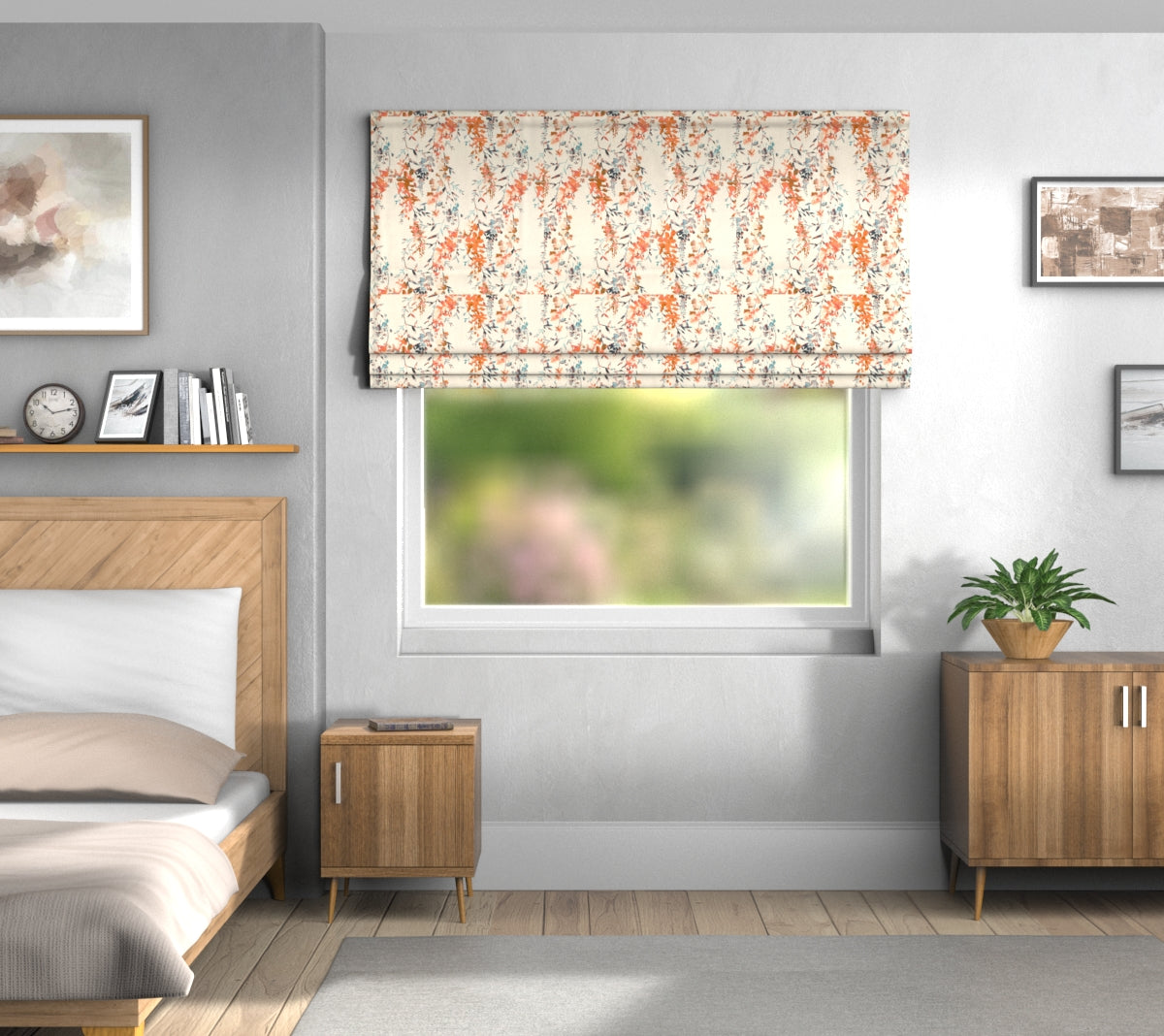 Hana Cinnamon Default Roman Blind