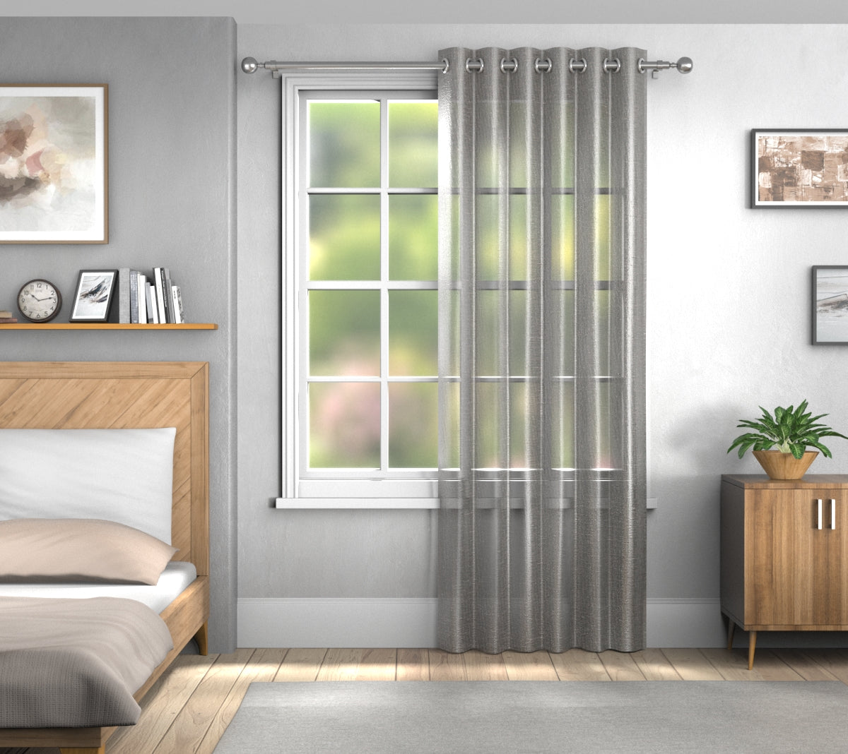 Vardo Pepper Eyelets Curtain