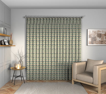 Maranta Eden Double Pleat Curtain