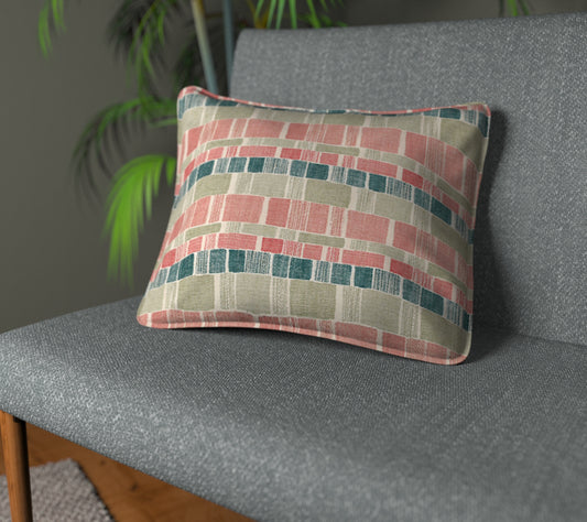 Maranta Flora Piped Cushion