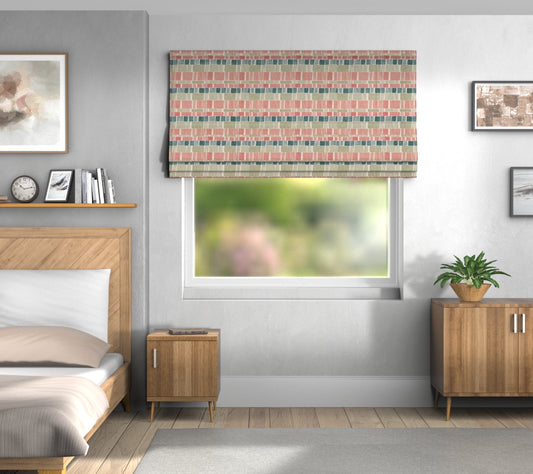 Maranta Flora Default Roman Blind