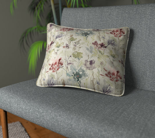 Water Meadow Eucalyptus Piped Cushion