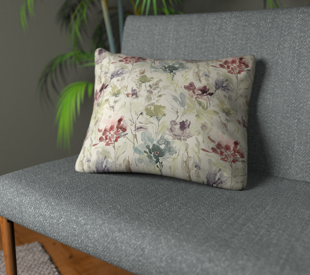 Water Meadow Eucalyptus Plain Cushion