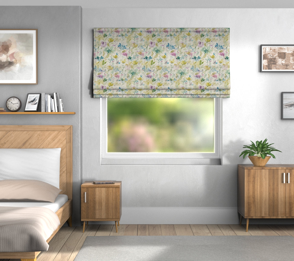Water Meadow Jade Default Roman Blind
