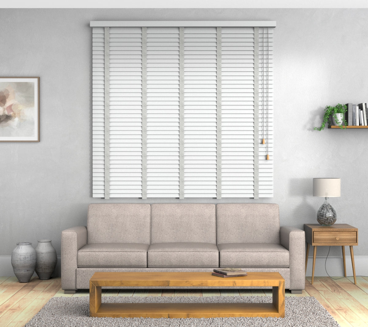 White Venetian Blind