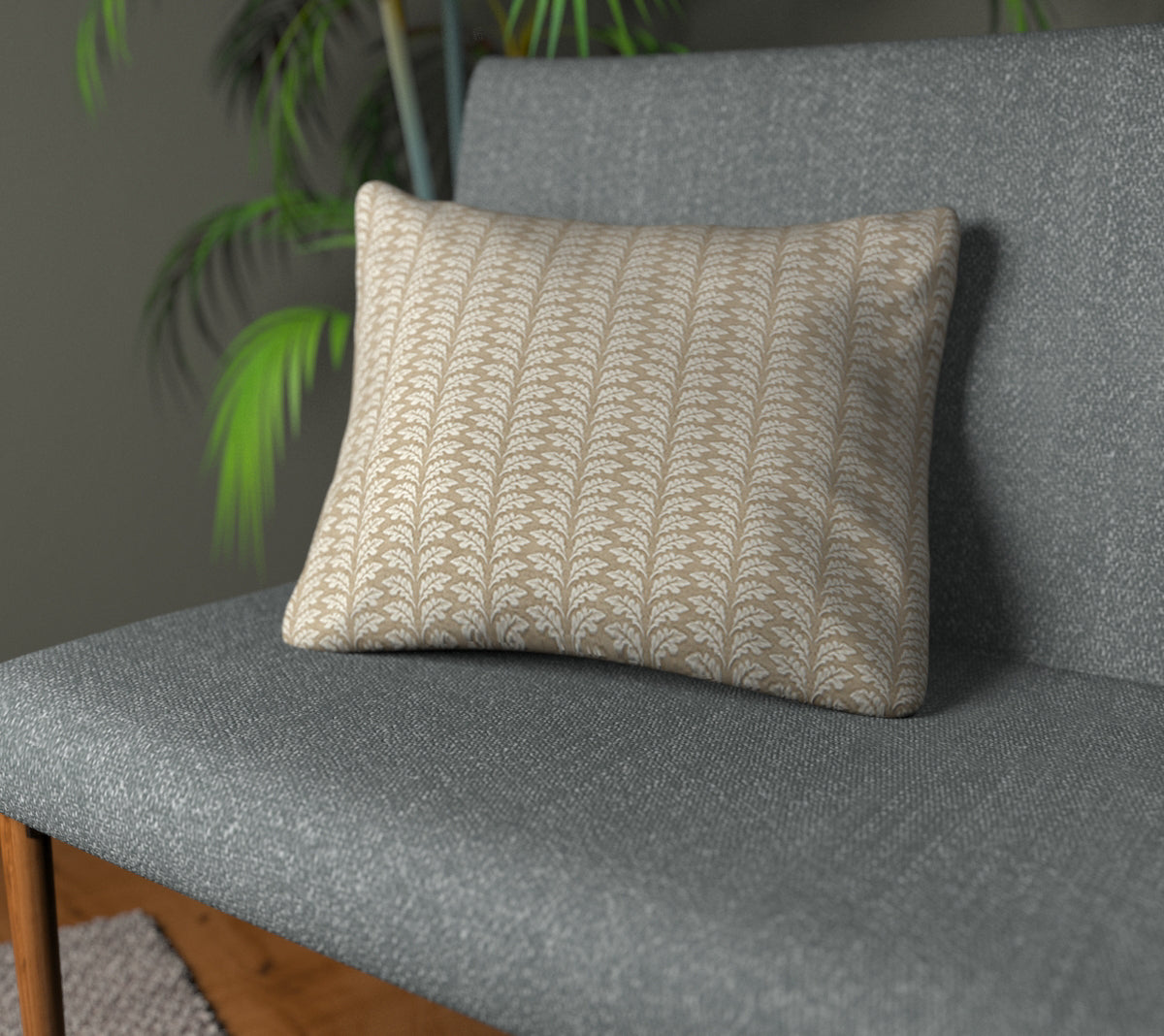 Woodcote Caramel Plain Cushion