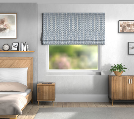 Woodcote Delft Default Roman Blind
