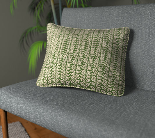 Woodcote Forest Piped Cushion